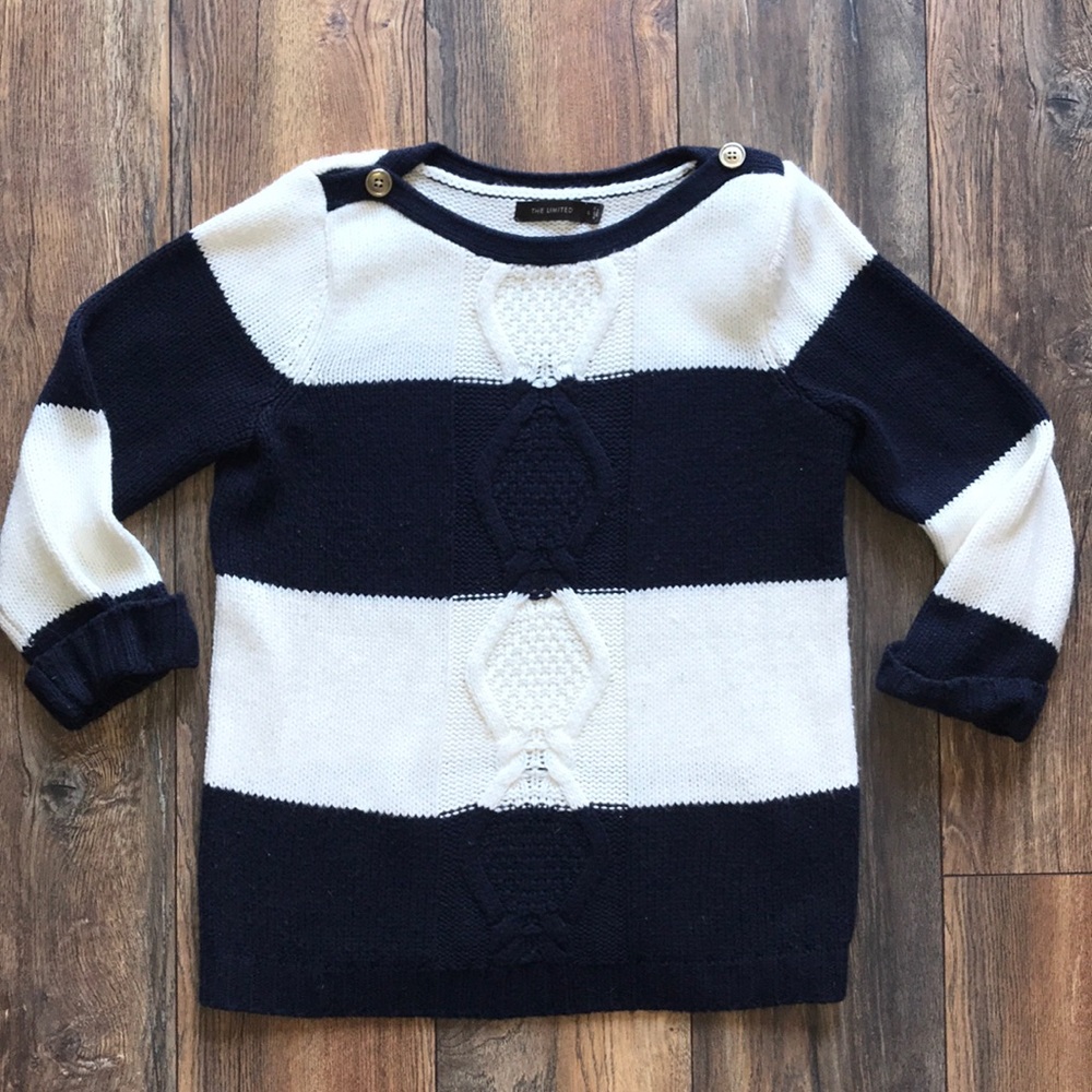 The Limited boat neck sweater size large